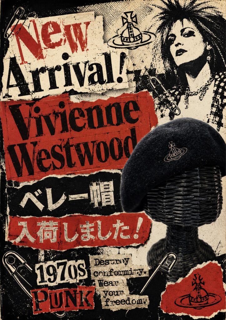⭐︎最終値下げ⭐︎廃盤　Vivienne Westwood 花柄 ベレー帽 VivienneWestwood ベレー帽 入荷しましたー！#マンガ倉庫太宰府店