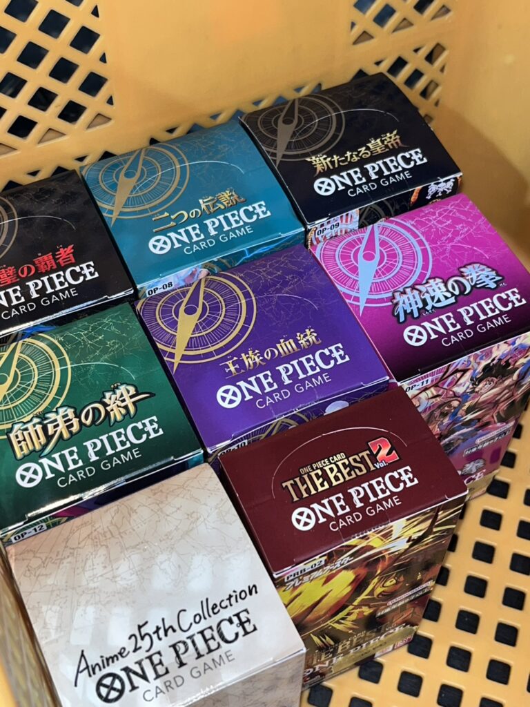 □＼ #ONEPIECE カード 〝 各種未開封BOX 〟 買取いたました 📣ˊ