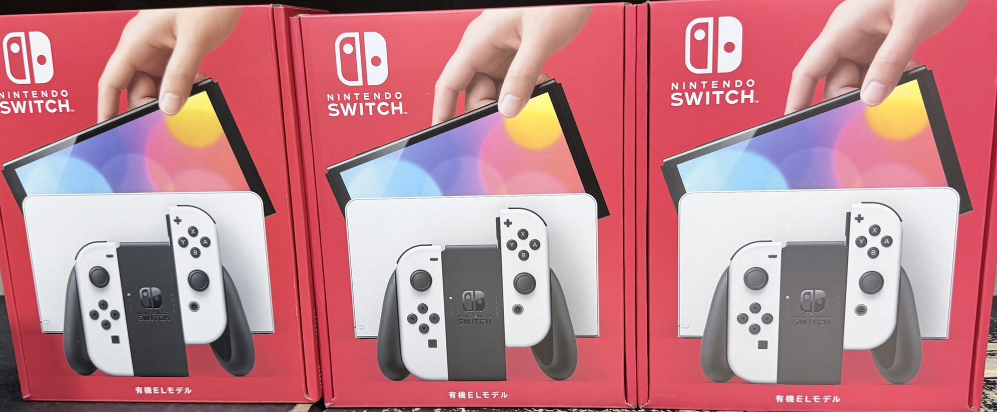 □Switch有機ELモデル【ホワイトカラー】未使用品4台 他 買い取り致し