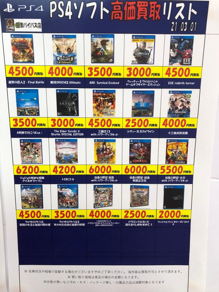 3/2☆ゲーム《ニンテンドースイッチソフト｜PS4ソフト｜3DS DSソフト  