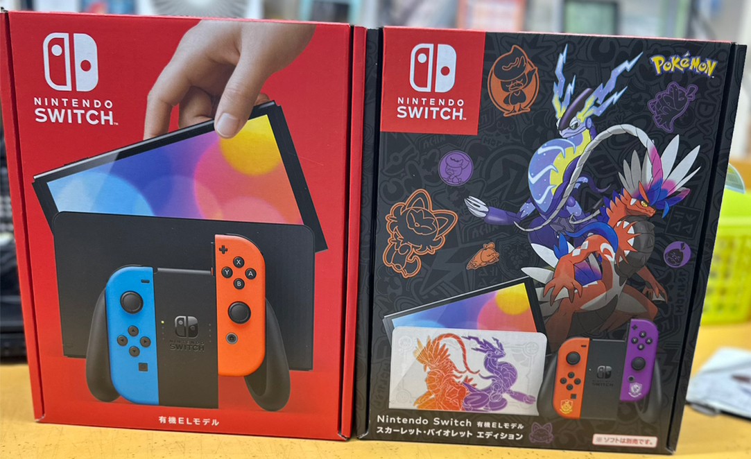 ◇ゲームコーナーから買取商品のご紹介！《未使用Nintendo Switch 有機ELネオン》◇ | 大分で売るのも買うのもマンガ倉庫大分東店