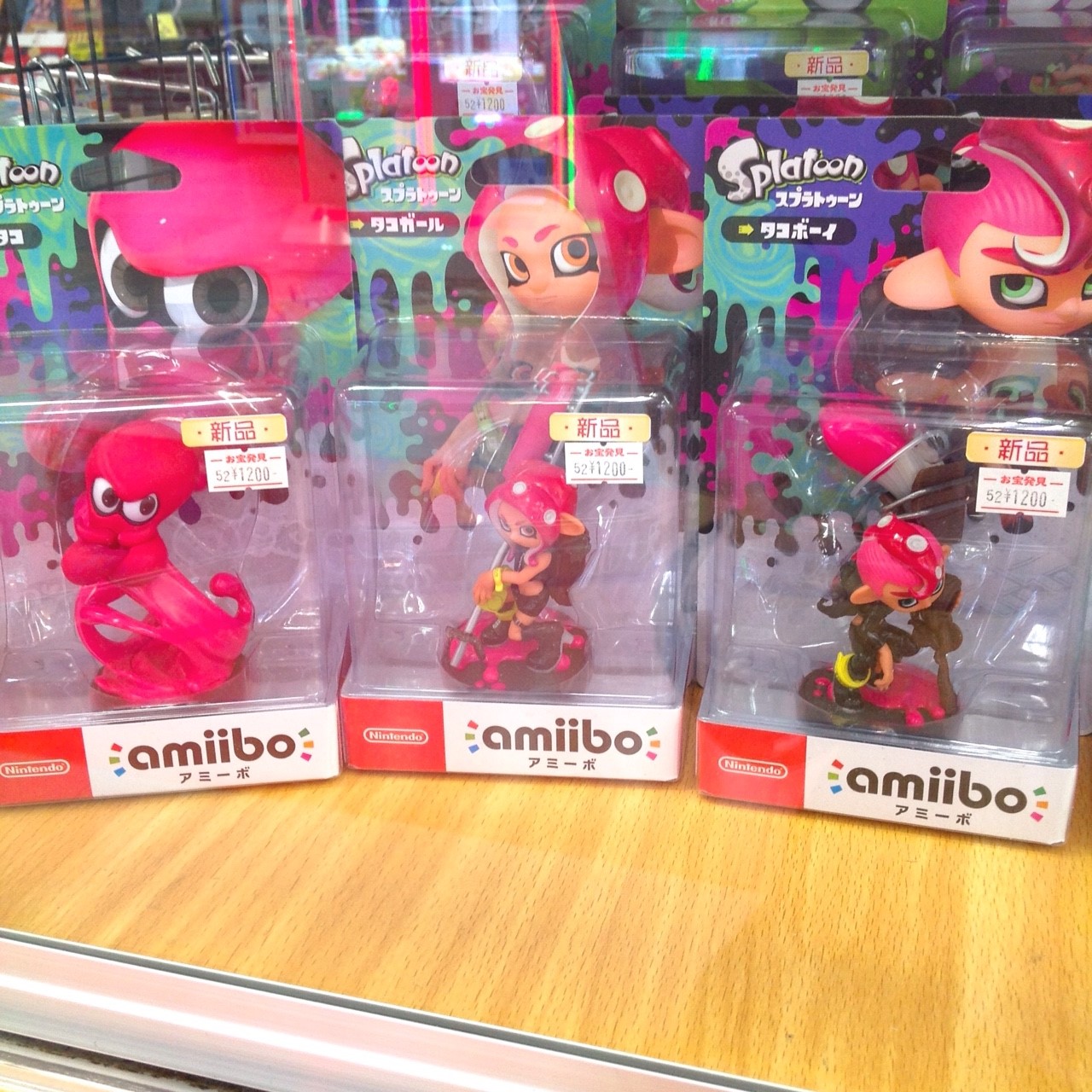 Nintendo Switch - amiibo スプラトゥーン タコ 3体セット 新品未開封