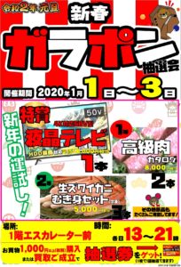 ★新春ガラポン抽選会★