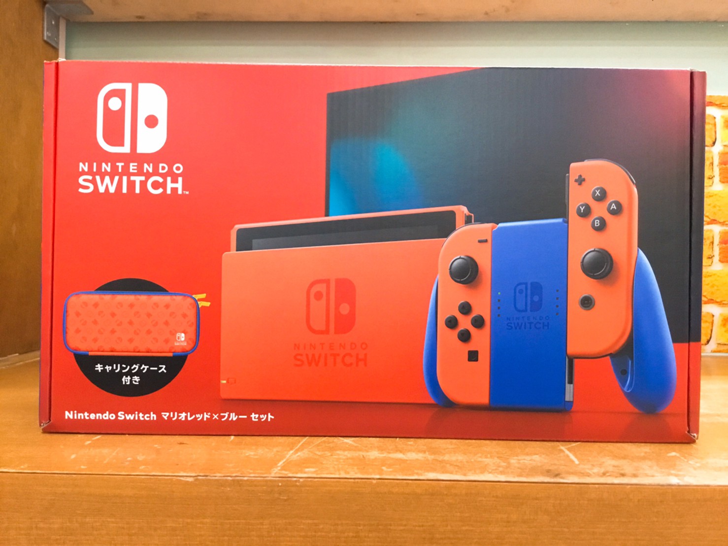 通販最新品■ Nintendo Switch マリオ レッド×ブルー セット ニンテンドー スイッチ ニンテンドースイッチ本体